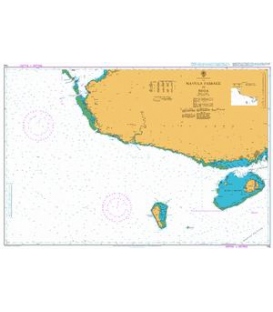 British Admiralty Nautical Chart 746 Navula Passage to Beqa