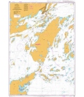 British Admiralty Nautical Chart 836 Mysingen to Jungfrufjarden