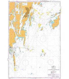 British Admiralty Nautical Chart 837 Landsort to Nynäshamn