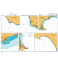 British Admiralty Nautical Chart 906 Ports on the West Coast of Italy