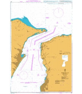 British Admiralty Nautical Chart 917 Stretto di Messina