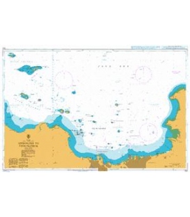 British Admiralty Nautical Chart 933 Approaches to Tanjungpriok