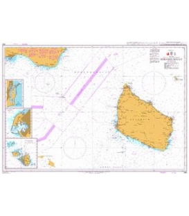 British Admiralty Nautical Chart 958 Bornholmsgat