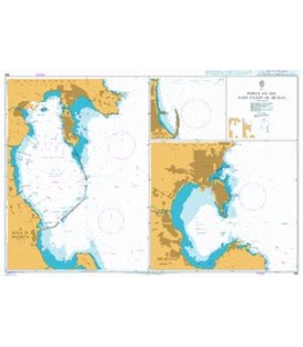 British Admiralty Nautical Chart 966 Ports on the East Coast of Sicilia
