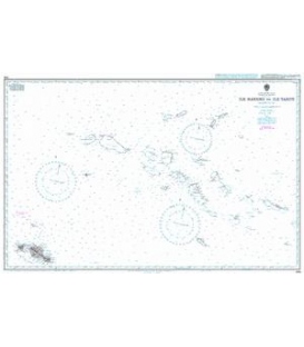 British Admiralty Nautical Chart 998 Ile Makemo to Ile Tahiti