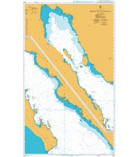 British Admiralty Nautical Chart 1017 Golfo de California