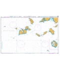 British Admiralty Nautical Chart 1037 Nisida Falkonera to Nisos Ios