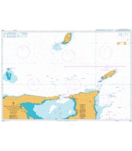 British Admiralty Nautical Chart 1044 Trinidad and Tobago to Archipielago Los Testigos including Grenada