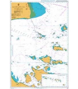 British Admiralty Nautical Chart 1124 Northern Approaches to Ningbo Gang