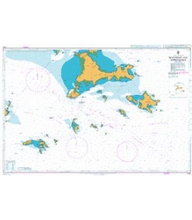 British Admiralty Nautical Chart 1134 Maji Shan and Approaches