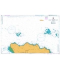 British Admiralty Nautical Chart 1136 Jersey - North Coast