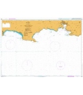 British Admiralty Nautical Chart 1189 Approaches to Cartagena