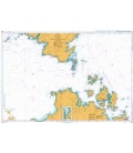 British Admiralty Nautical Chart 1213 Bonifacio Strait