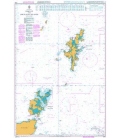 British Admiralty Nautical Chart 1239 Orkney and Shetland Islands