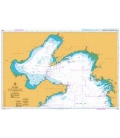 British Admiralty Nautical Chart 1256 Bo Hai and Northern Part of the Yellow Sea