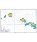 British Admiralty Nautical Chart 1308 Maui to Niihau