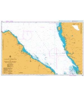 British Admiralty Nautical Chart 1353 Tanjung Jamboaye to Permatang Sedepa (One Fathom Bank)