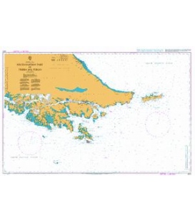 British Admiralty Nautical Chart 1373 South-Eastern Part of Tierra del Fuego