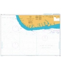 British Admiralty Nautical Chart 1386 Pennington River to Opobo River