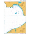 British Admiralty Nautical Chart 1390 Ports in Northern Honshu