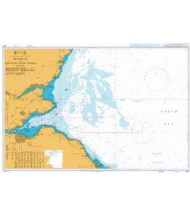 British Admiralty Nautical Chart 1407 Montrose to Berwick-upon-Tweed