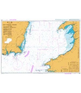 British Admiralty Nautical Chart 1410 Saint George's Channel