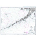 British Admiralty Nautical Chart 1500 Kodiak Island to Seguam Island