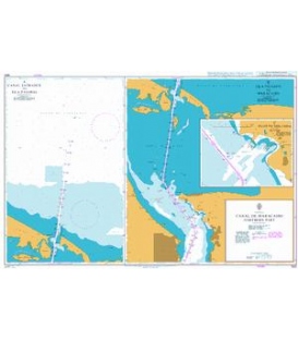 British Admiralty Nautical Chart 1520 Canal de Maracaibo - Northern Part