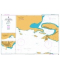 British Admiralty Nautical Chart 1598 Poros Megaron, Agios Theodhoroi and Elefsis