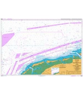 British Admiralty Nautical Chart 1633 Friesland Junction & GW/EMS to Vlieland and Borkum