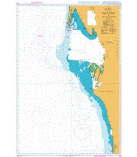 British Admiralty Nautical Chart 1661 Nouadhibou to Nouakchott