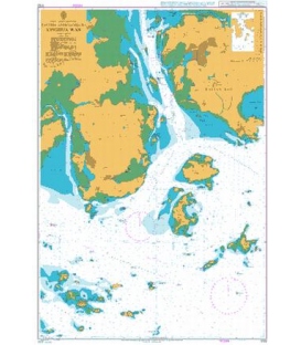 British Admiralty Nautical Chart 1722 Eastern Approaches to Xinghua Wan