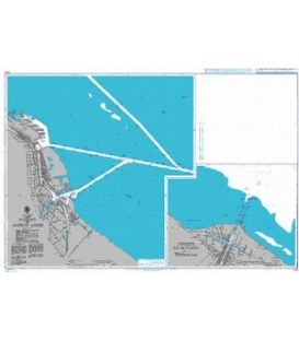 British Admiralty Nautical Chart 1751 Puerto de Buenos Aires and Puerto La Plata