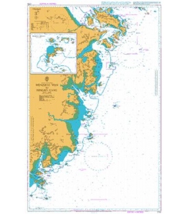 British Admiralty Nautical Chart 1759 Wenzhou Wan to Ningbo Gang