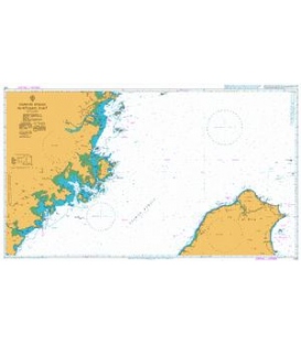 British Admiralty Nautical Chart 1761 Taiwan Strait Northern Part