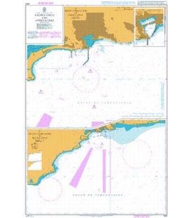 British Admiralty Nautical Chart 1940 Salina Cruz and Approaches