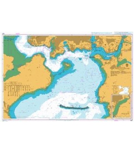 British Admiralty Nautical Chart 1967 Plymouth Sound