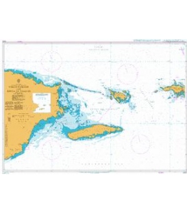 British Admiralty Nautical Chart 2003 Virgin Passage and Sonda de Vieques