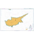 British Admiralty Nautical Chart 2074 Cyprus