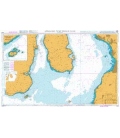 British Admiralty Nautical Chart 2126 Approaches to the Firth of Clyde