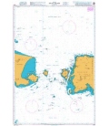 British Admiralty Nautical Chart 2137 Selat Gelasa