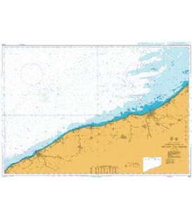 British Admiralty Nautical Chart 2148 Approaches to Fecamp and Dieppe