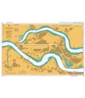 British Admiralty Nautical Chart 2151 River Thames Tilbury to Margaret Ness