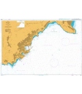 British Admiralty Nautical Chart 2244 Monaco and Approaches