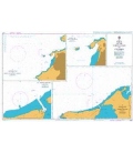 British Admiralty Nautical Chart 2267 Ports on the North Coast of Colombia