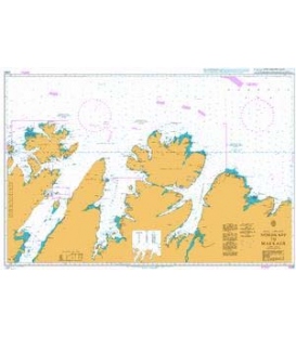 British Admiralty Nautical Chart 2330 Nordkapp to Makkaur