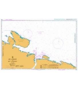 British Admiralty Nautical Chart 2333 Mys Nemetskiy to Mys Teriberskiy