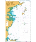 British Admiralty Nautical Chart 2419 Outer Approaches to Songxia Gang and Minjiang Kou