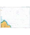 British Admiralty Nautical Chart 2523 Cable Bank to Ra's Rakan