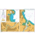 British Admiralty Nautical Chart 2566 Tees and Hartlepool Bays